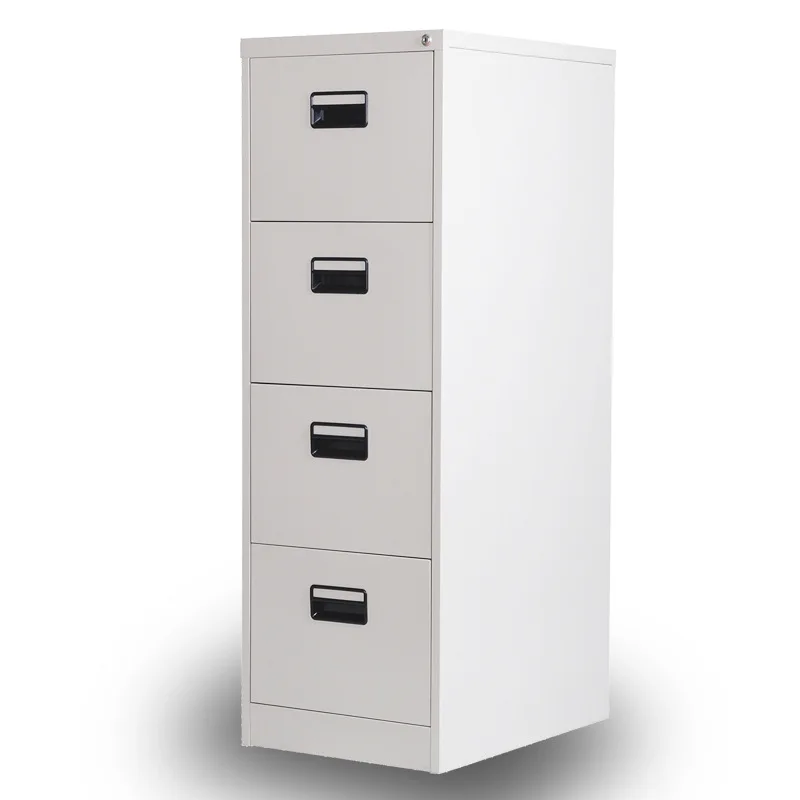 #File Cabinet Card Box A4/FC/A3 Quick Hanging Fishing Cabinet Four Buckets Drawer Office Information Cabinet with Lock
