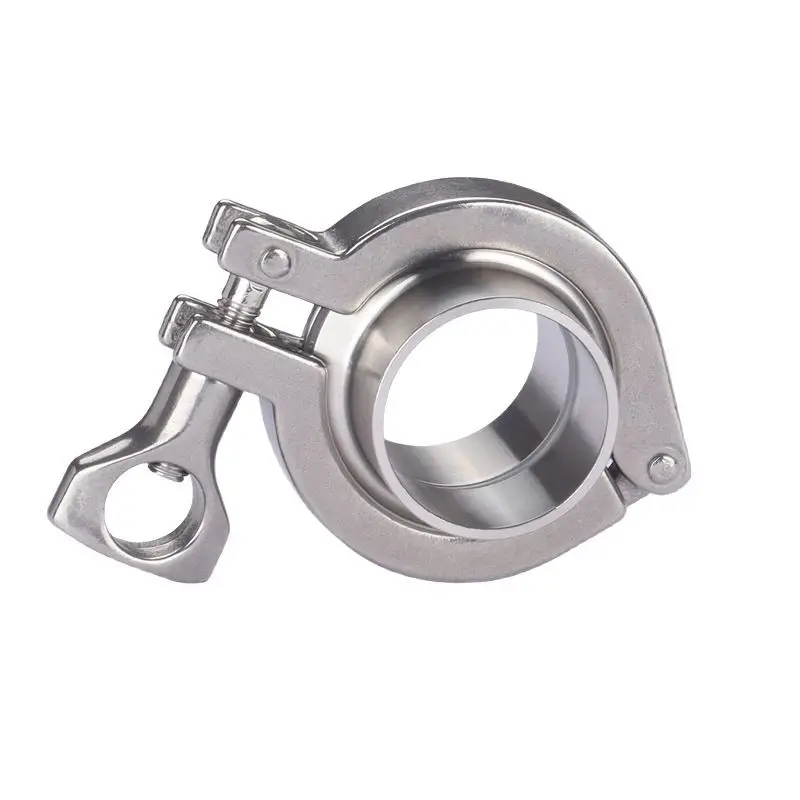 304/316 Stainless Steel Sanitary Grade Quick Fitting Clamp Set  Large-diameter Quick Welding  Direct Chuck Fixing Clamp