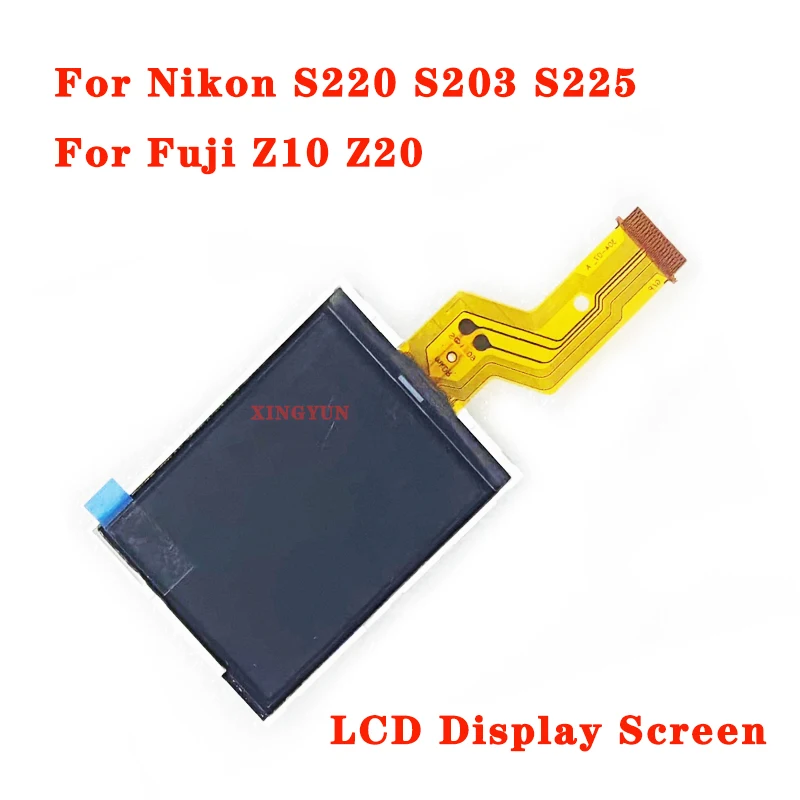 Nova tela lcd para nikon s220 s203 s225/para kodak c763 m875 m873 para fuji z10 z20/pontax l36 m40 peças de câmera digital