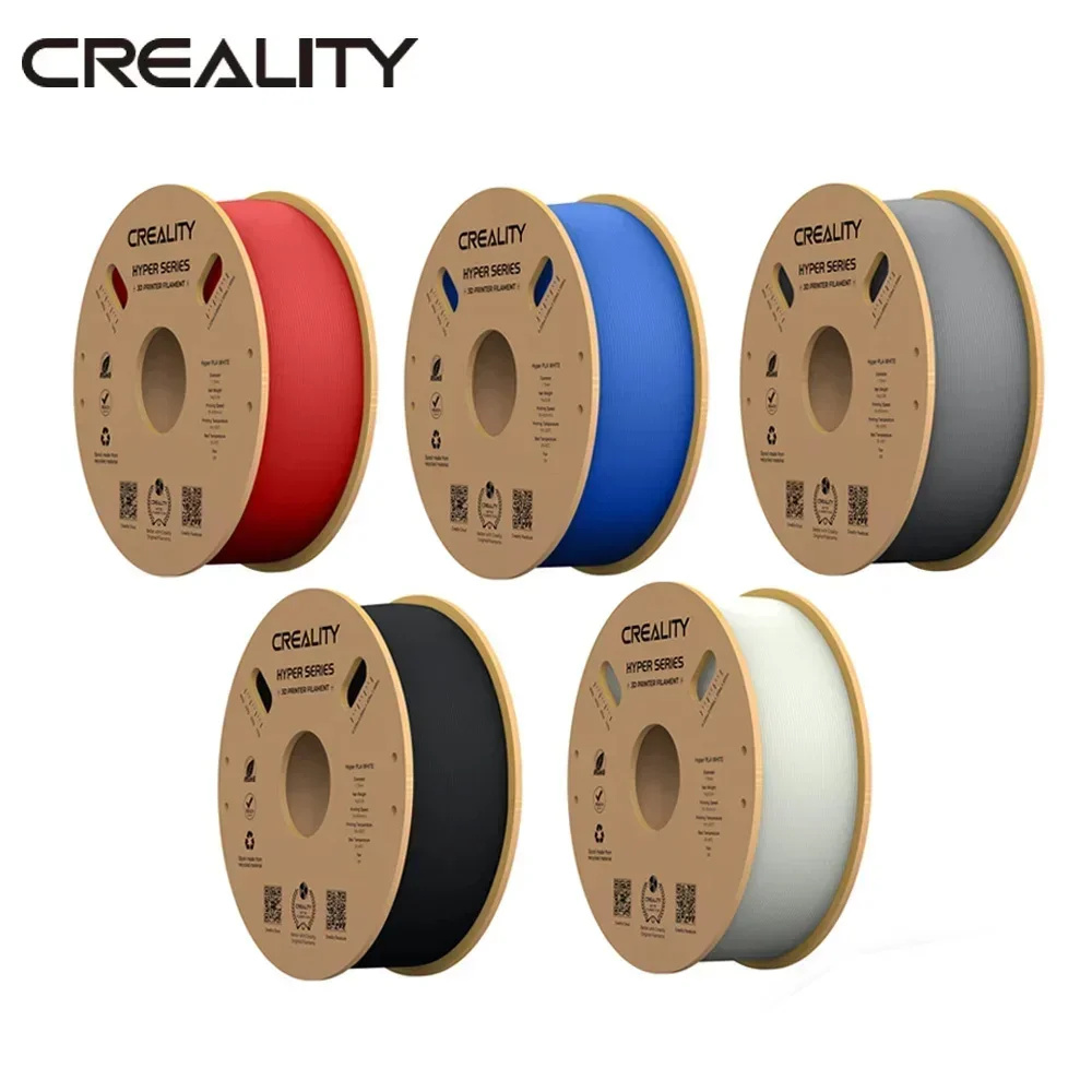 

Creality 3D Printer Filament Hyper Series PLA 1KG 1.75mm 10Color Selection Filament 600mm/s Print Speed 3D Consumables