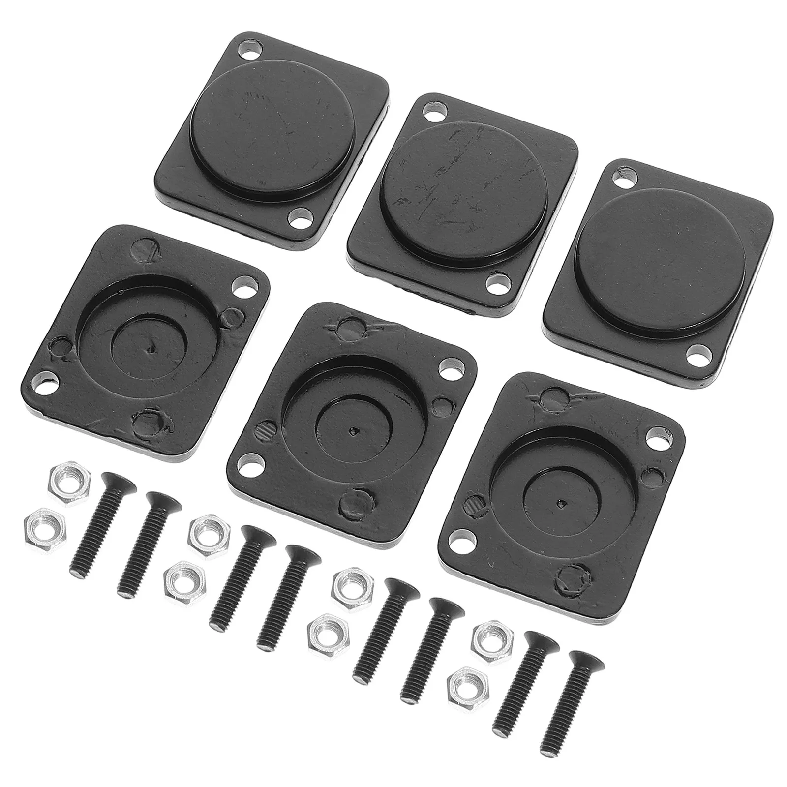 

20Pcs Blank Panel Cover for D-Type Xlr Connectors Heavy-Duty Metal Faceplate Insert Versatile Chassis Mount Spacer Professional