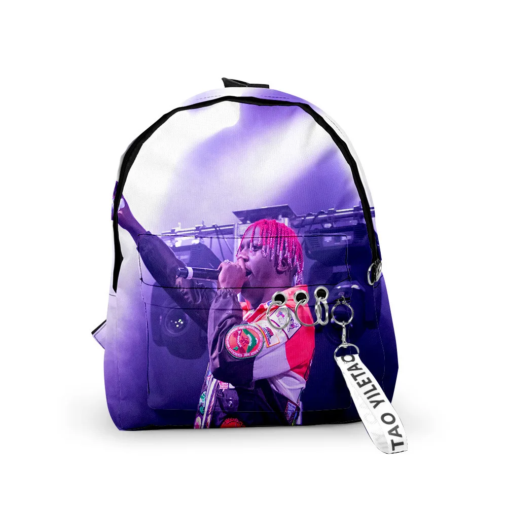 

Cartoon Popular Lil Yachty Backpacks Boys/Girls pupil School Bags 3D Print Keychains Oxford Waterproof Cute Small Backpacks