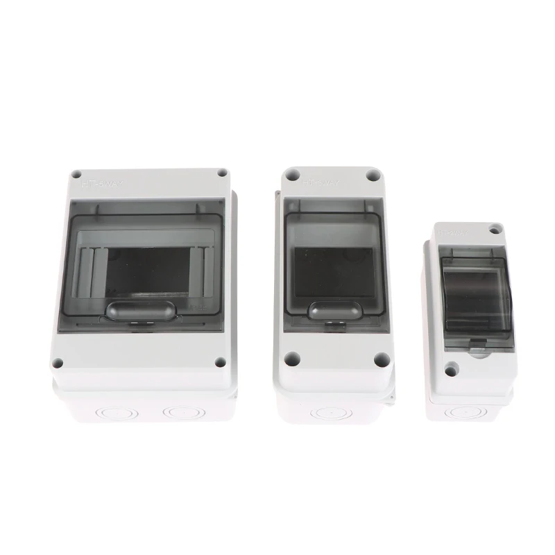 Outdoor Waterproof Electrical Distribution Box - Plastic Circuit Breaker MCB Power Junction Wire Box for Power Supply
