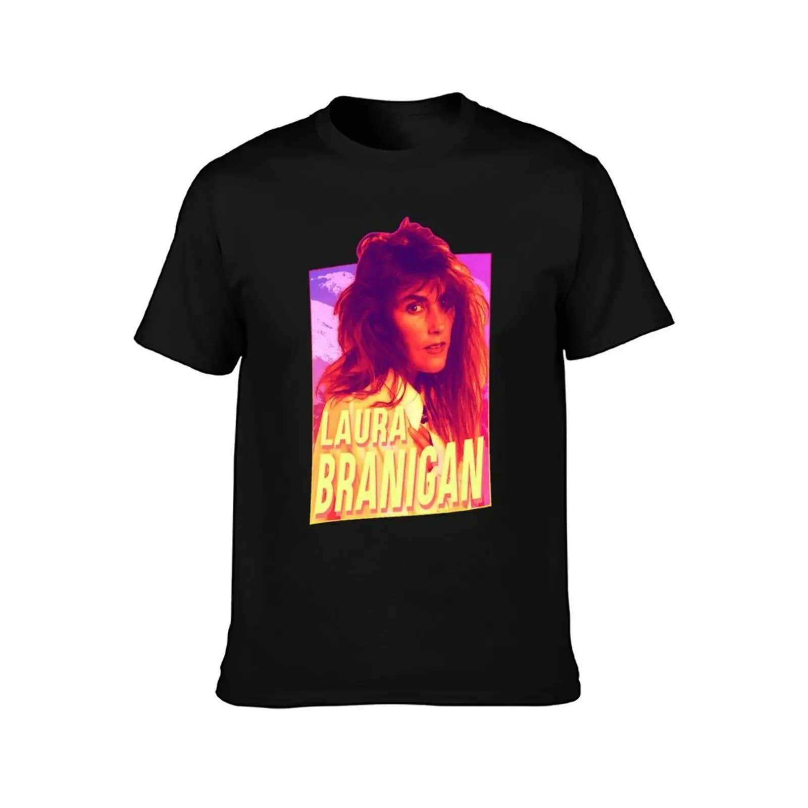 laura branigan 80s T-Shirt cheap stuff anime t shirts aesthetic clothes plus sizes fruit of the loom mens t shirts