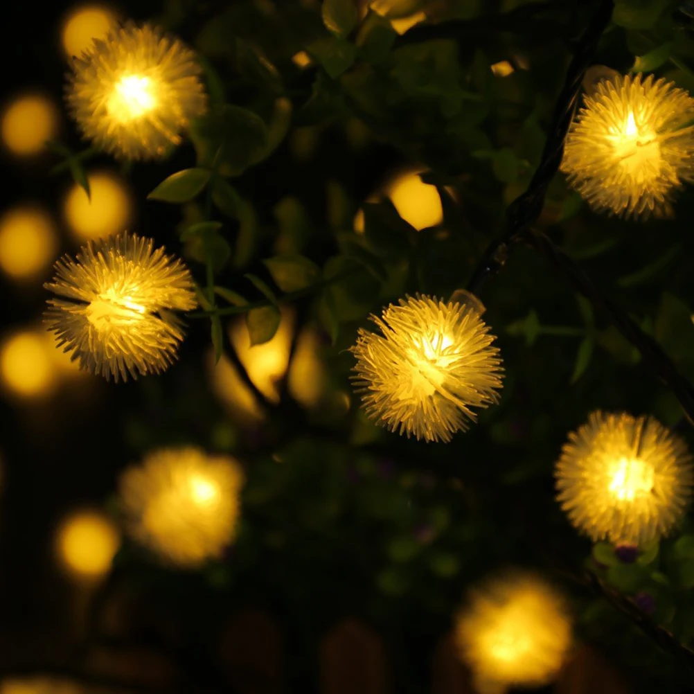 

7M 50 LED Solar String Lights Ball Fairy Decorative Lights for Outdoor Home Lawn Garden Patio Party and Holiday Decorations (War
