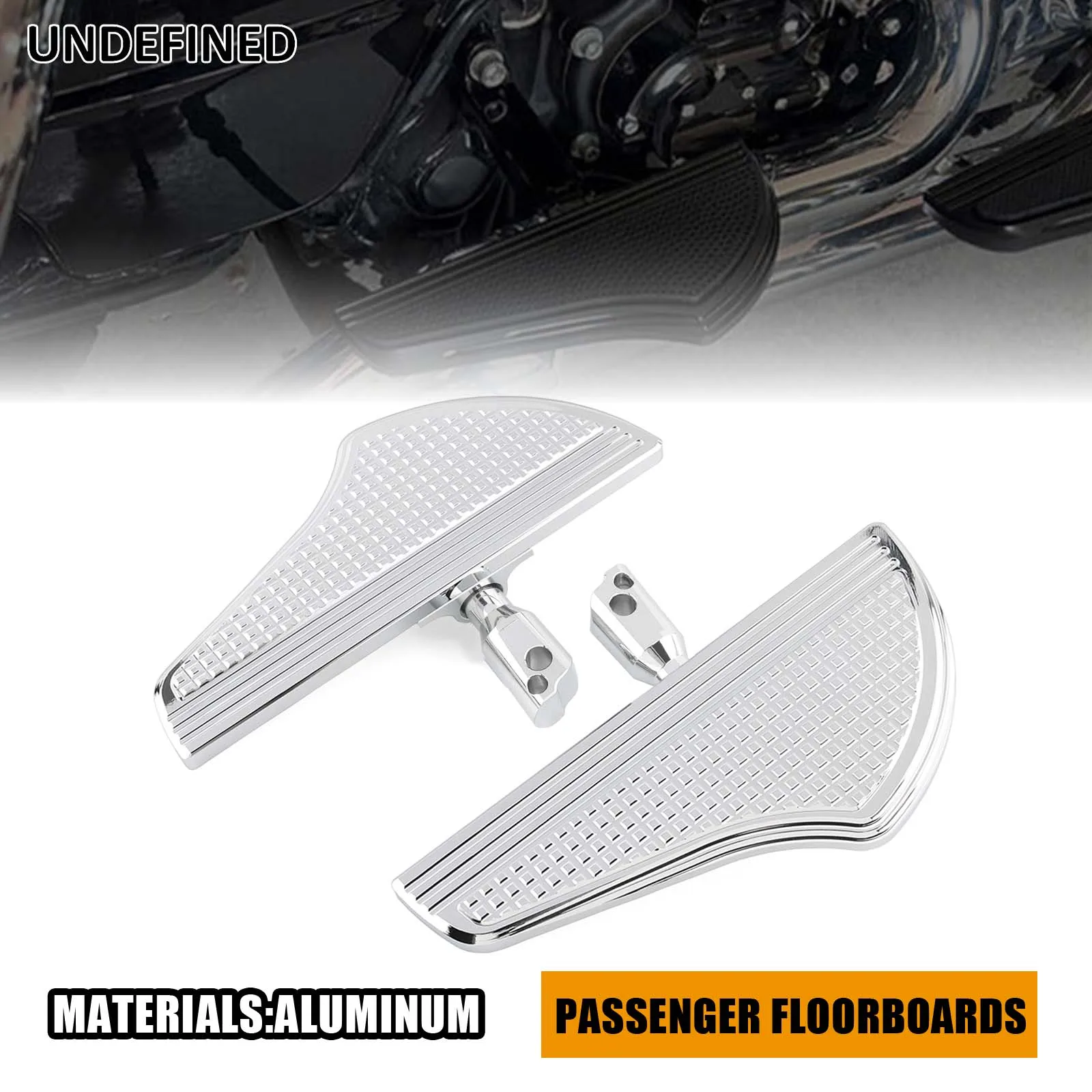 

Motorcycle Floorboards Defiance Front Foot Pegs for Harley Softail Fat Boy Sport Glide FLSB Street Fat Bob FXBB Low Rider 18-24