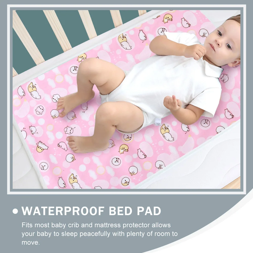 مجموعة واحدة من وسادة مقاومة للماء للأطفال، وسادة سرير مريحة مقاومة للماء لسرير الأطفال الصغار، سجادة تغيير الحفاضات أثناء السفر #1