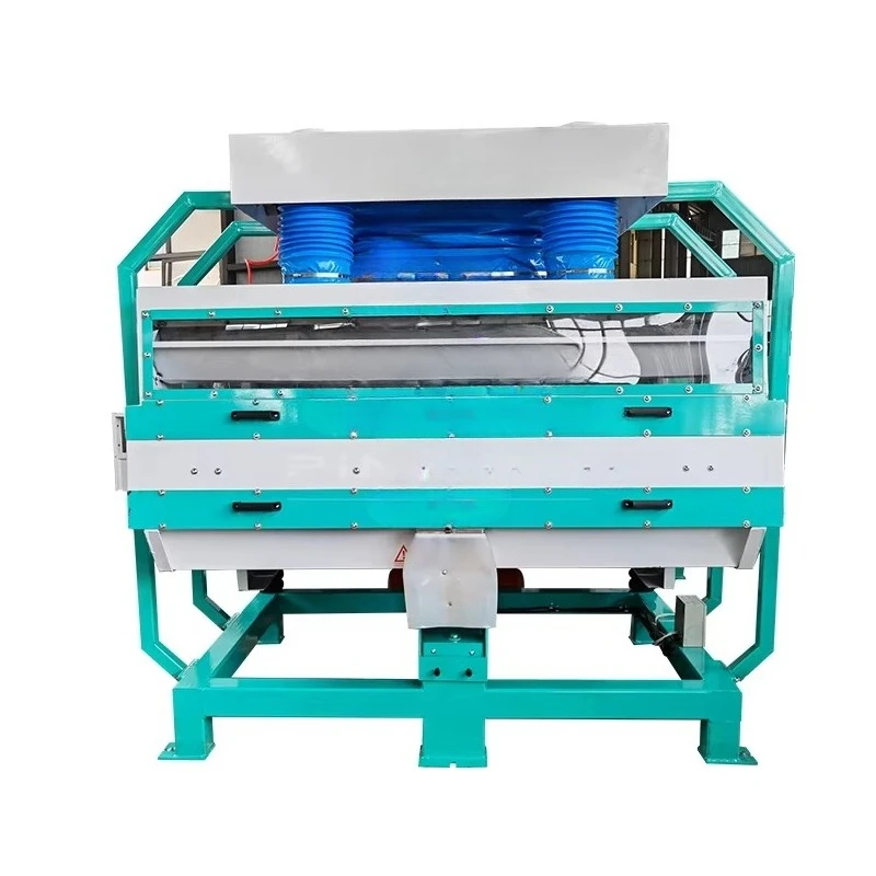 TQSX 100*2 Suction Specific Gravity Destoner Double Layer Wheat Rice Seed Stone Removing Cleaning Machine for Grain Mill Plant