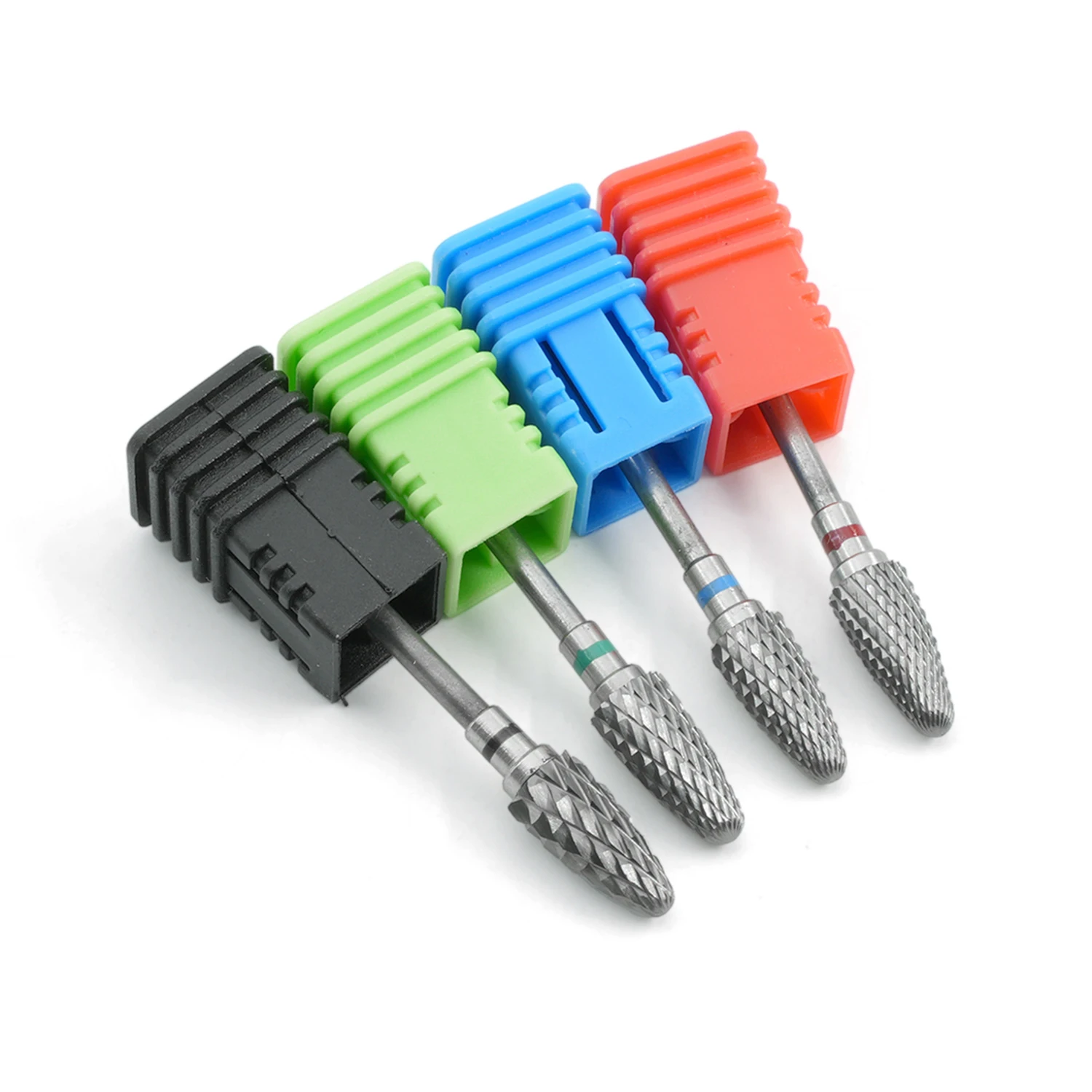 Dental Tools Carbide Burs Handpiece 2.35MM Shank Strawberry Lab Laboratory Drill Tungsten Steel Cutters Nail Manicure File