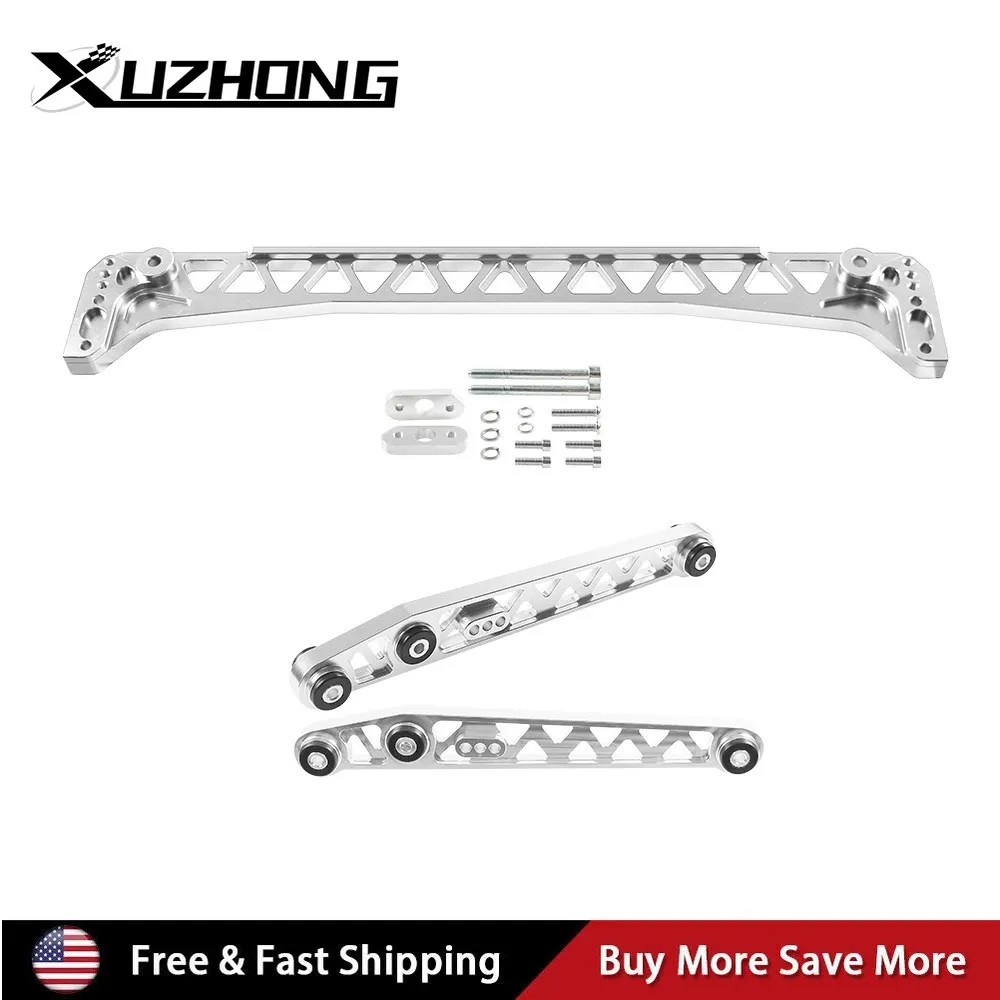 

Billet Lower Control Arm Rear LCA With Rear Subframe Brace For 1996-2000 Honda Civic EK