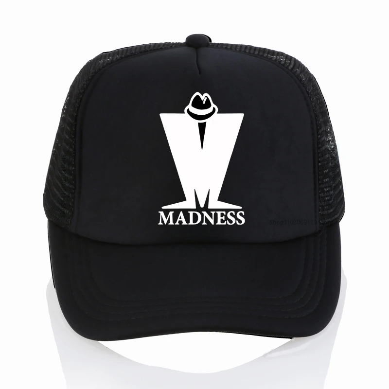 

MADNESS letter print baseball cap fashion Harajuku Streetwear Summer Men's Women sun hat outdoor mesh breathable adjustable hats