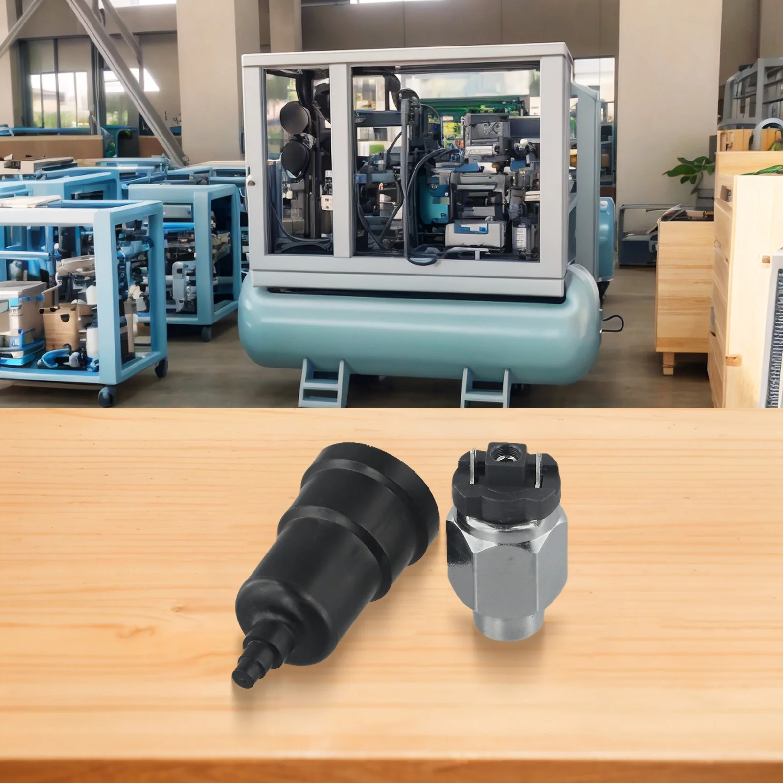 

Reliable Pneumatic Air Pressure Controller with Adjustable Settings Suitable for Various Compressed Air Applications