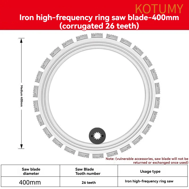 Concrete Wall Cutting Saw Blade Ring‑Type Diamond Disc for Door Window Opening Work