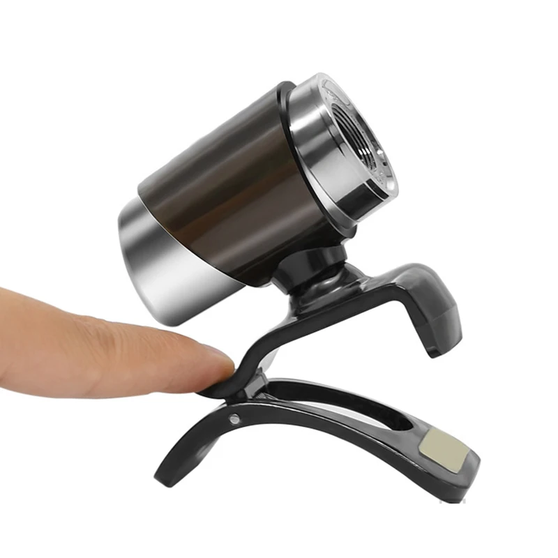 Web Camera Mini Universal Portable Built-in Microphone For Video Calling Conference Work Live Computer Camera 1080p Usb Black