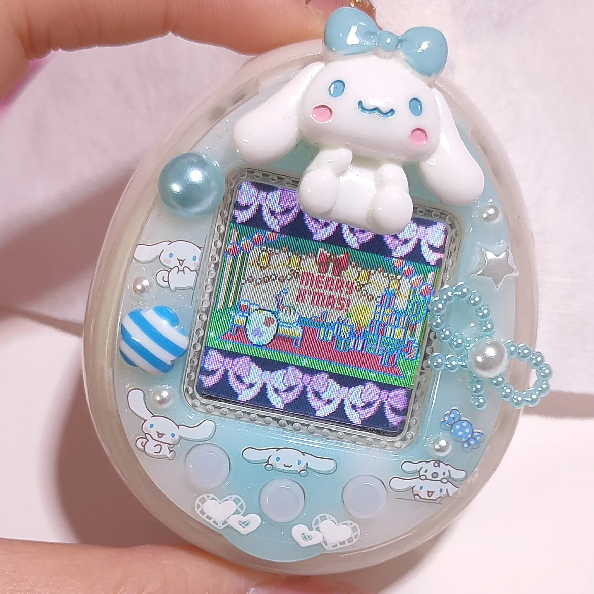 سانريو ميلودي الإلكترونية الحيوانات الأليفة الغطاء الواقي الغار الكلب الديكور تماغوتشي 4u/4u + سلسلة لوحة ل غطاء للحماية هدية