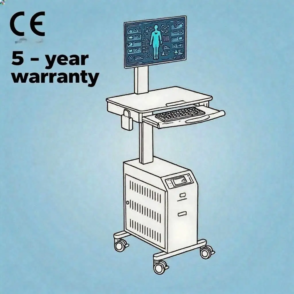 Lockable Drawer Mobile Dental Medical Equipment Cart Integrated Workstation Cart for Intraoral Dentist Use in Hospital