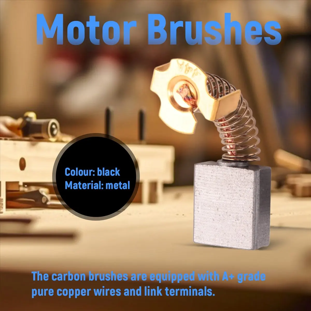 #03K Carbon Motor Brushes for Dewalt D24000/DW713 Miter Saw,Table Saw,Motor Brushes,(metal)