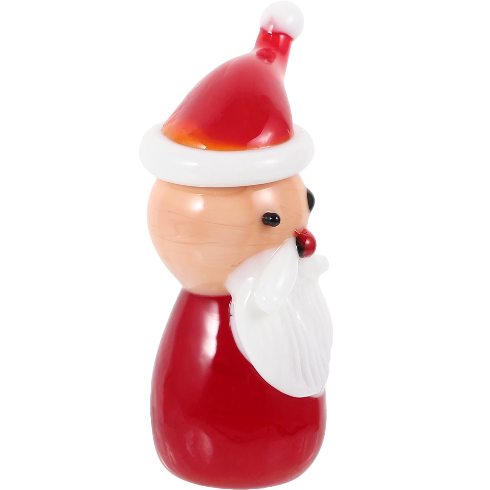

Mini Santa Claus Christmas Ornament Cute Ceramic Decor for Desktop Table Party Bag Fillers Christmas Craft Decoration