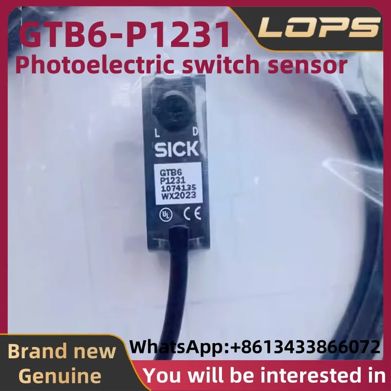 

GTB6-P1231 Совершенно новый оригинальный фотоэлектрический датчик SICK, большой запас на складе, добро пожаловать за консультацией.