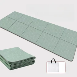 Opvouwbare Yoga Mat Eco-Vriendelijke Tpe Opvouwbare Reisfitness Oefenmat Dubbelzijdig Antislip Voor Yoga Pilates En Vloertrainingen