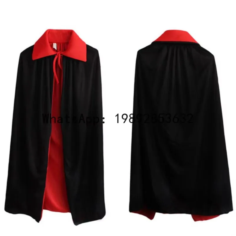 

PYJ Halloween death cape party cosplay adult costume red and black cape double cape