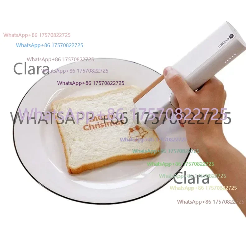 Clara Tools StoreEVEBOT 2024 New Innovation Product 3D Coffee Printer EB-Pro Edible Food Printer Machine Edible Ink Restaurant H