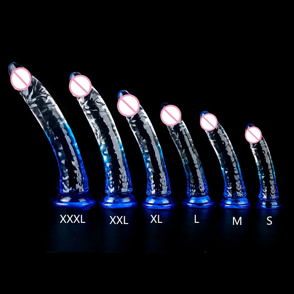 6 Sizes Realistic Long Dildo Penis Suction Cup Big Dick Female Masturbator Clitoral G-spot Stimulator Lesbian Sex Toys For Women view 3