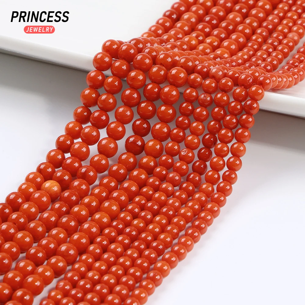 

High Quality Red Coral Beads 2-5mm Exquisite Red Beads for Jewelry Making DIY Bracelet, A Must-Have for Jewelry Lovers