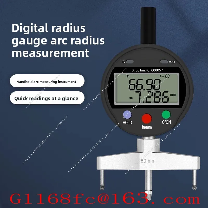 ST-BGJ12 Jester Digital Radius Gauge, Electronic R Gauge, Circular Curvature Measuring Gauge, Radius Measuring Instrument Parts