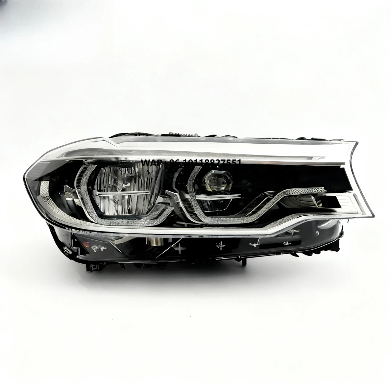 

For G30 LED Headlight Assembly for 5 Series 2017-2020 Adaptive LED Headlamp with DRL Angel Eyes Left/Right Side Replacement