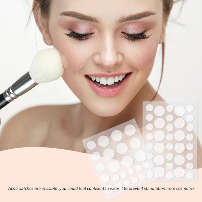 24/36pcs Round Hydrogel Invisible Acne Sticker Skin Care Sticker Makeup Tool Absorbing Stickers Facial Skincare Tools