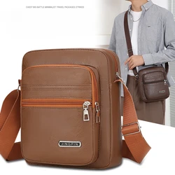 Men Nylon Shoulder Bag Messenger Bag Casual Waterproof Nylon Zipper Pocket Handbag Fashion Tote Travel Male Crossbody Bags