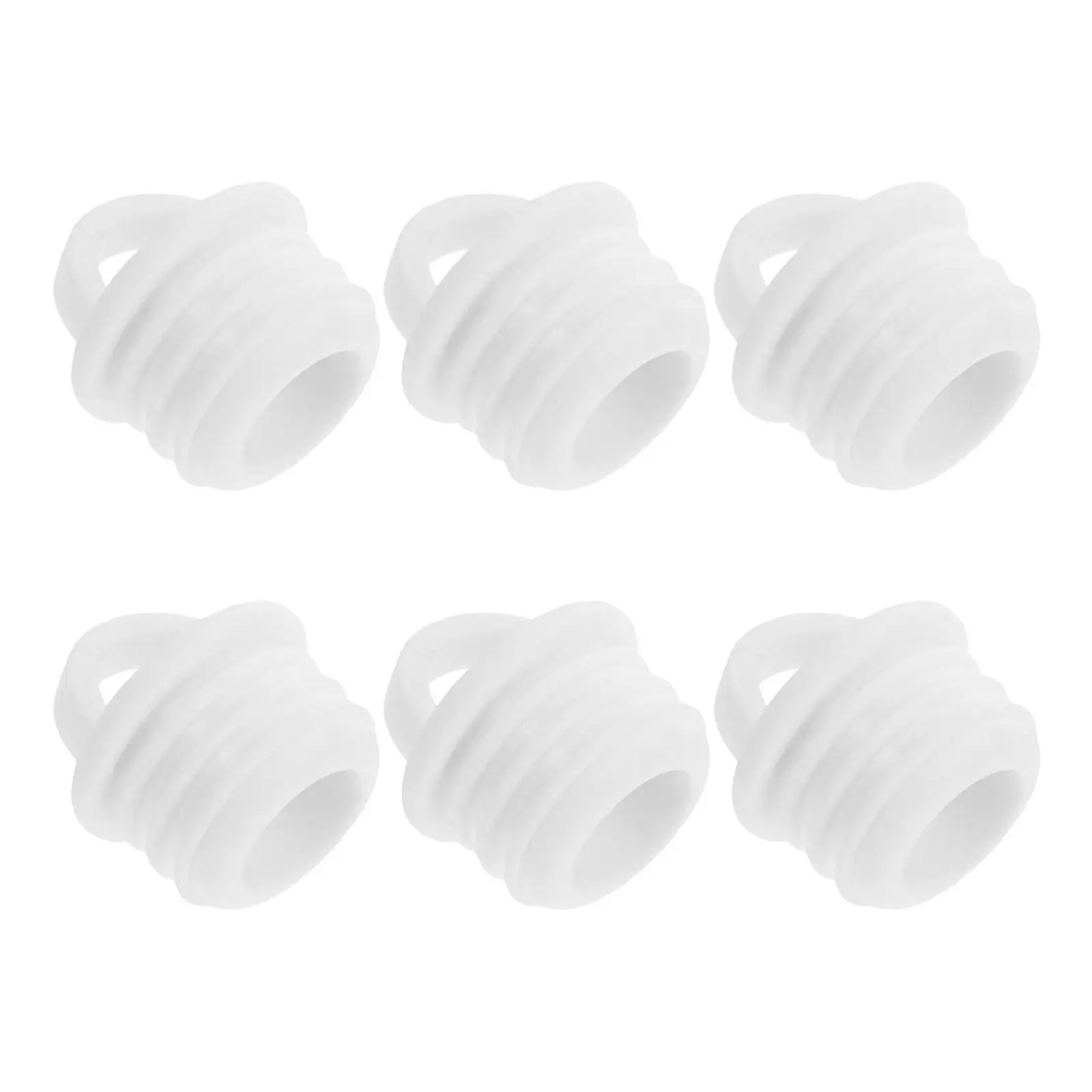 6Pcs Mop Bucket Plug Replacement Leakproof Rubber Drain Stopper Seal for Water Tub Cleaning Bucket Bathtub Drain Stopper view 6