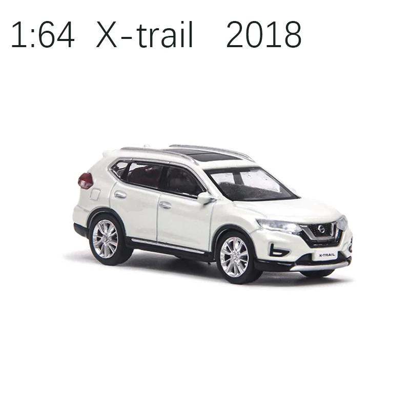 

Литой под давлением оригинальный масштаб 1:64, 2018, модель из сплава X-trail, имитация украшения, хобби, сувениры, коллекция подарков, статический дисплей