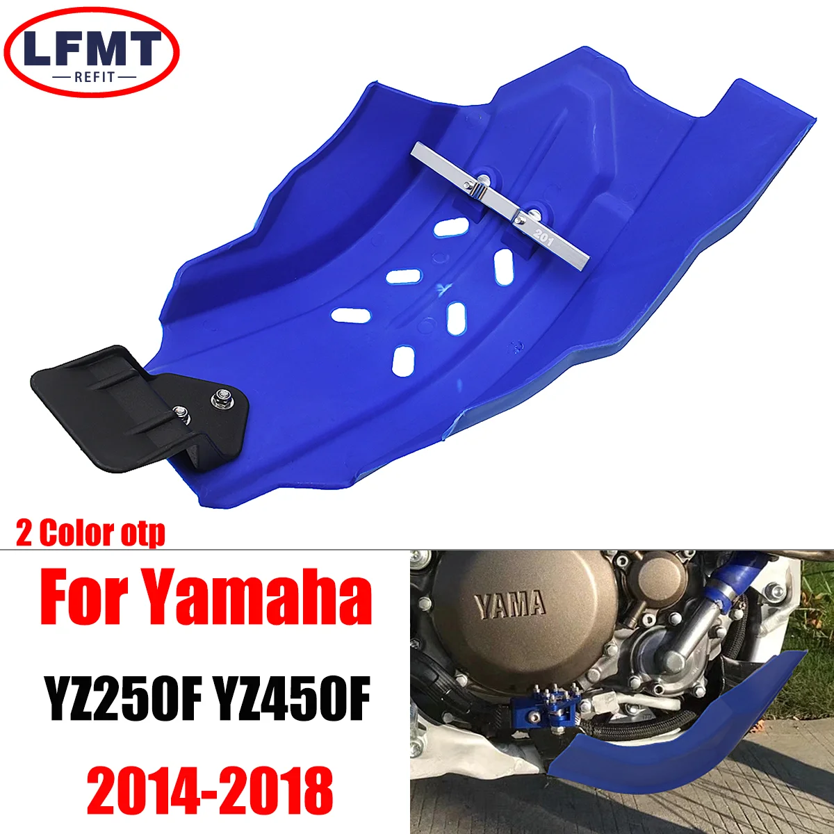 

Motorcycle Skid Plate Engine Guard Cover Protector For Yamaha YZ450F YZ250F 2014 2015 2016 2017 2018 Dirt Bike Universal Parts