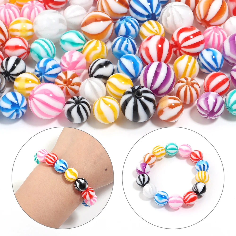 10-20pcs/lot Macaron Striped C - Resin Bangle Bracelet ulasan dan harga