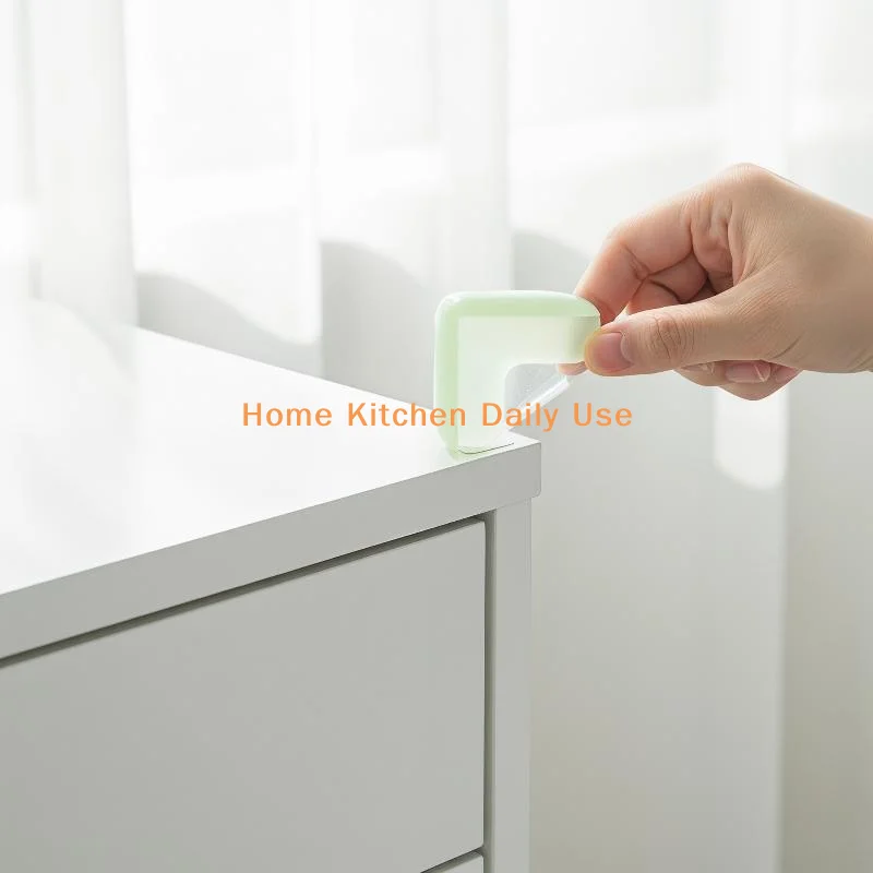 

portable4pcs Luminous Glow In The Dark PVC Corner Protectors Table Edge Bumper for Child Safety Home Furniture Bedroom