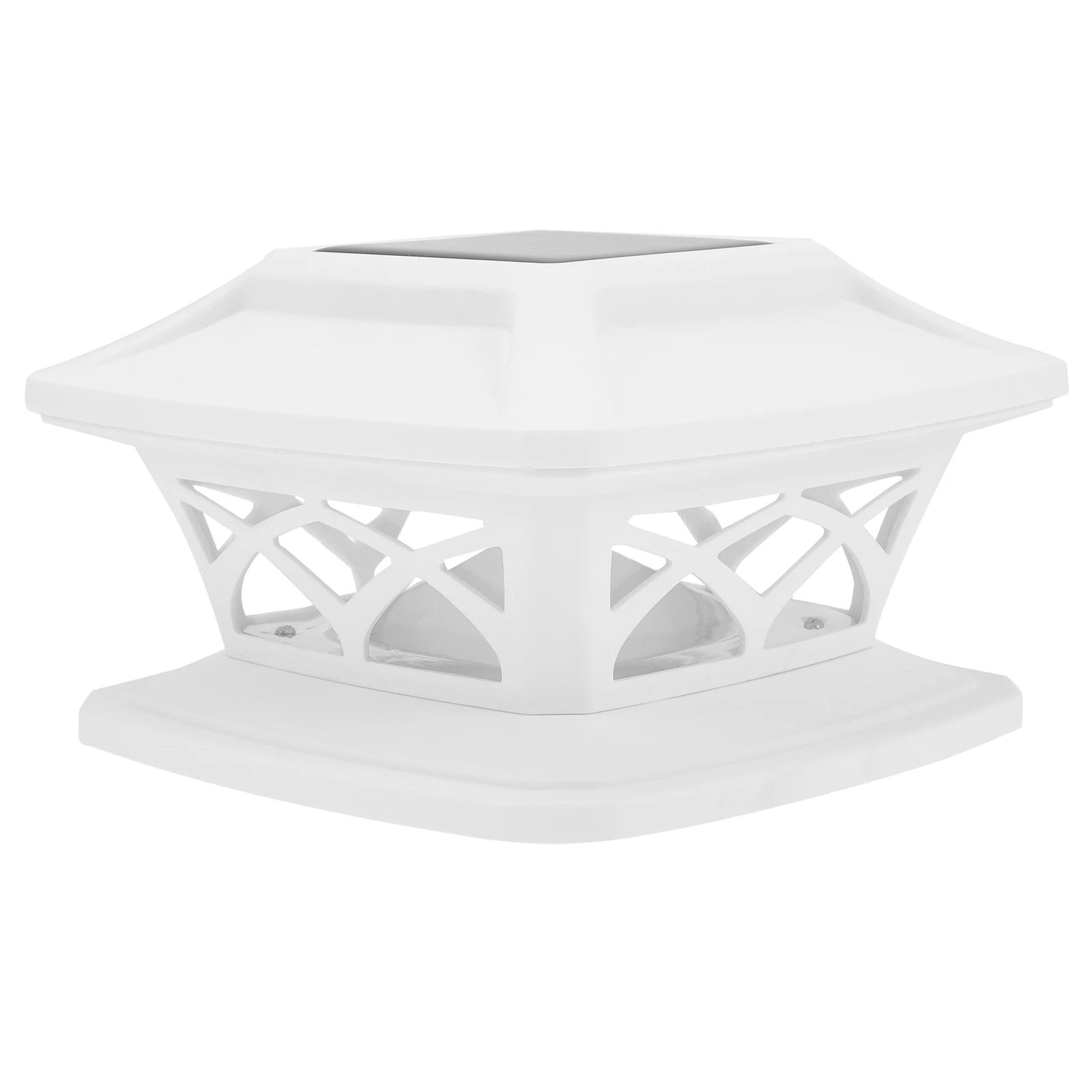 

4Pcs Waterproof Solar Fence Post Lights For Outdoor Deck Patio Yard Brightness