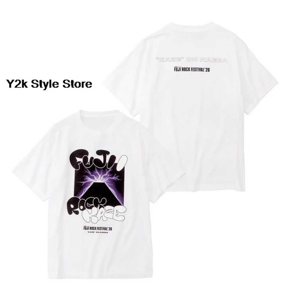 Fujii Kaze / ふじい かぜ Cotton T-shirt 2026 Fuji ROCK FUJII KAZE
