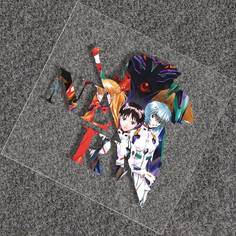 EVA Neon Genesis Evangelion Computer Chassis Aufkleber Anime Asuka Laptop Aufkleber Dekoration Auto Kofferraum Glas Fenster Aufkleber Geschenke