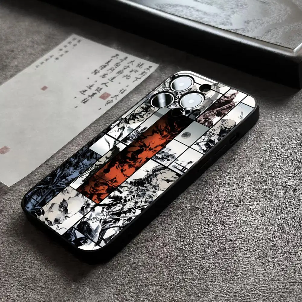 Metal Gear Solid Phone Case For 14 Pro Max For Apple Iphone 16 15 Po Max 12 Mini 11 13 Pro Xr X Xs 8 7 Plus Back Cover
