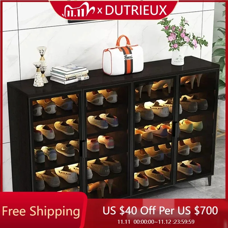 

Closets Armables Modern Shoe Cabinets Black Display House Luxury Save Space Shoe Cabinets Vertical Storage Gabinete Home Design