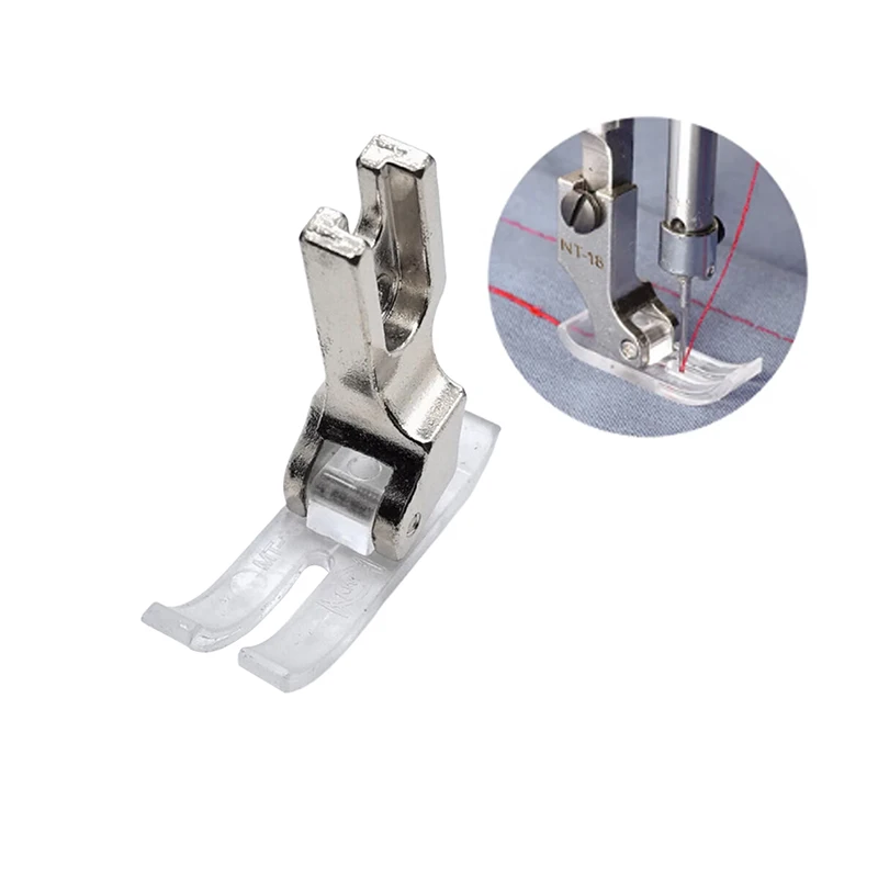 1pc Industrial Sewing Presser Foot Lockstitch Plastic Plate Presser Foot MT-18 Special Wear-resistant Plastic Plate Presser Foot