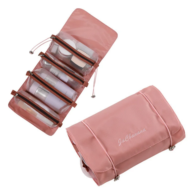 Detachable Four In One Cosmetic Bag Multifunctional Simple Travel Handheld Folding Travel Cosmetic Storage Wash Bag