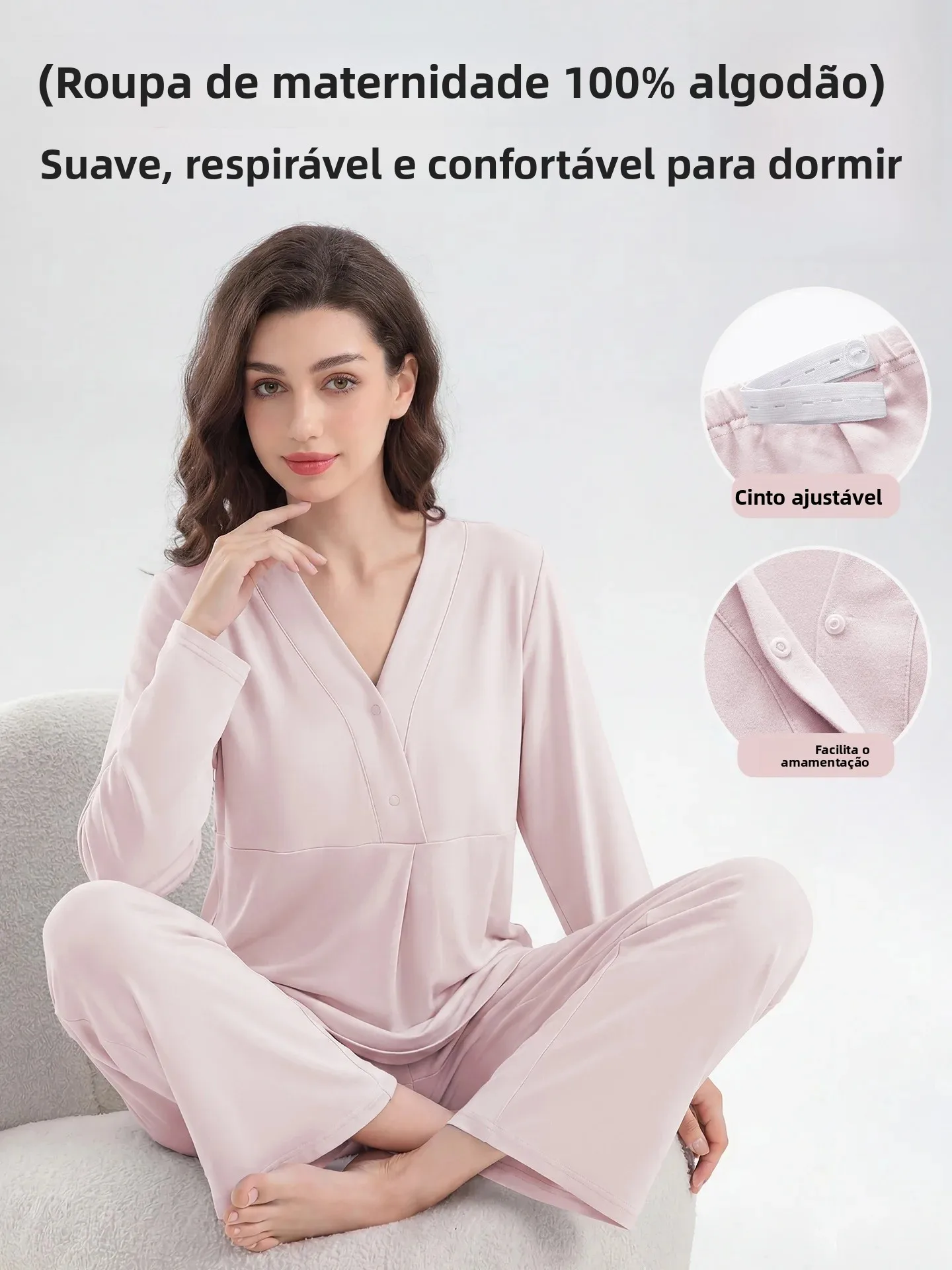 pure-cotton-maternity-nightgown-long-sleeve-home-clothes-for-postpartum-women-nursing-mothers-with-chest-pad-suitable-for-autumn