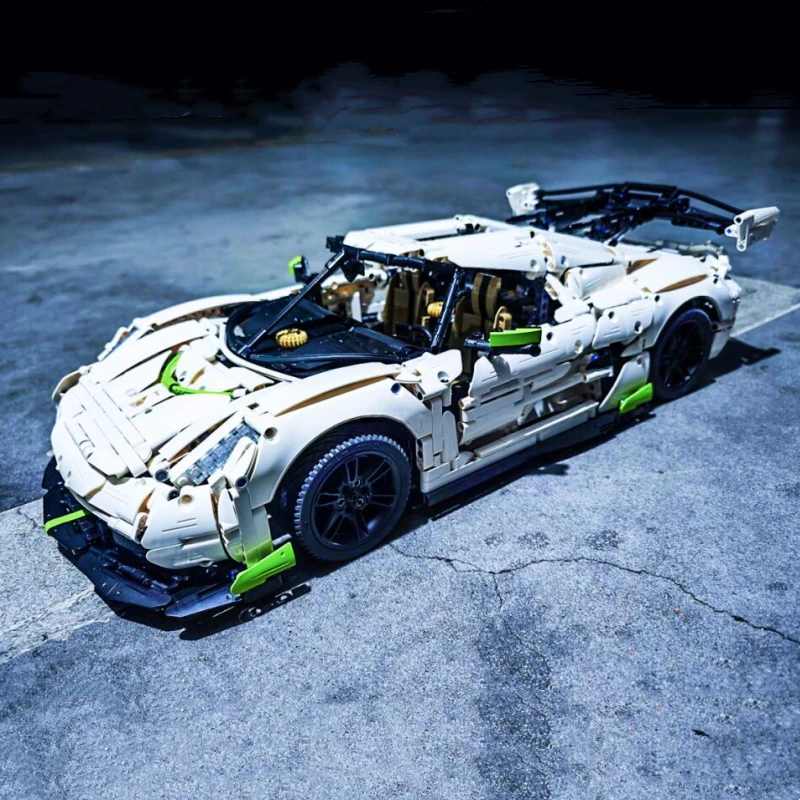 IN STCOK Fantasma KoenigseggG Jesko Racing Car Technology Accessories Compatible MOC 52524 C61048 Building Blocks Bricks Toy