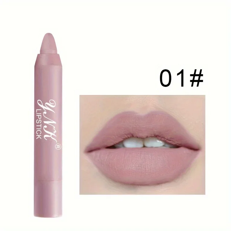 Nude Velvet Matte Lipstick, duradouro, impermeável, renderização, Non-stick Cup Maquiagem, Lip Glaze, Lábios, Lápis Liner, Mulheres Cosméticos