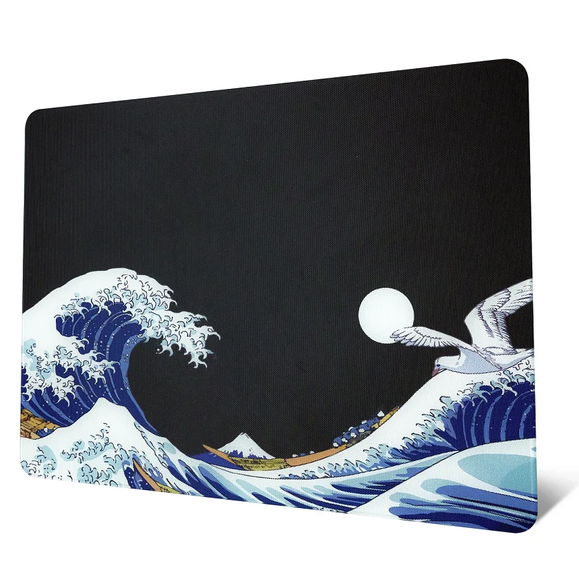 XVX Glass Mouse Pad Precision Gaming Ultre-smoothi Surface Easy to Clean Slod and Durable Mousepad