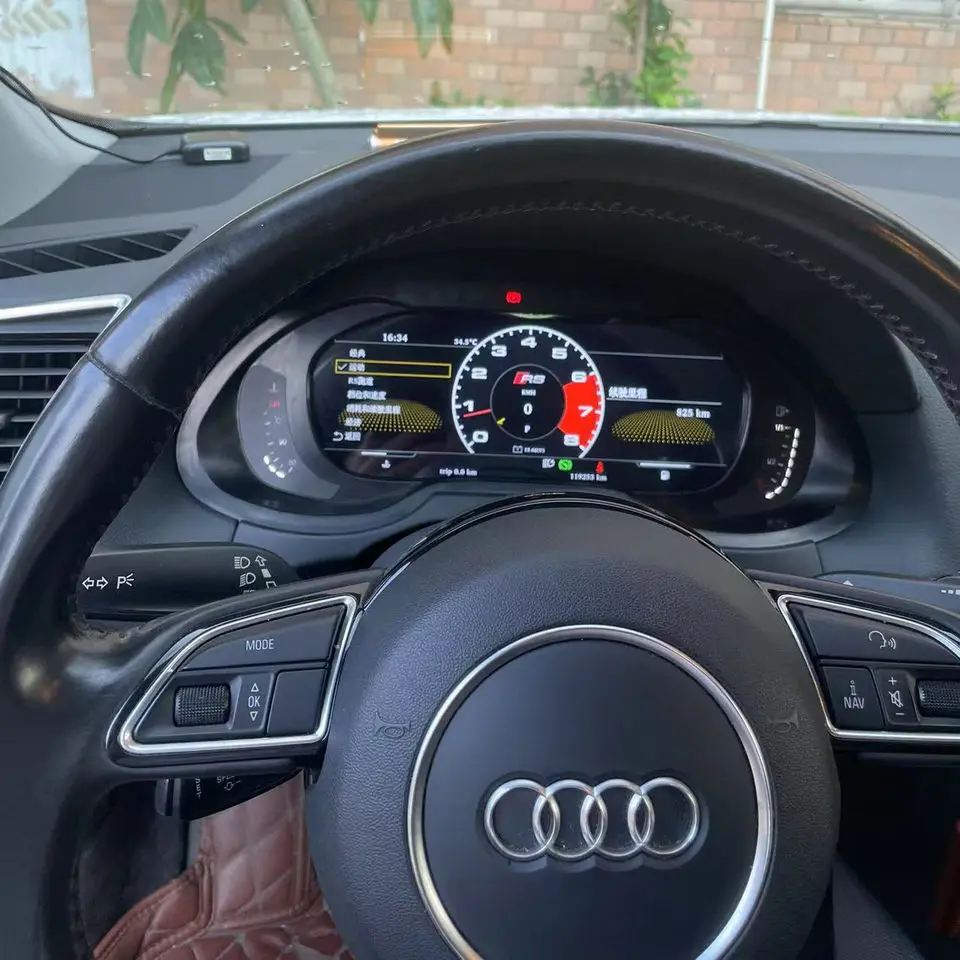 ZXY Bosstar 12.3'' Speedometer Mobil LCD Digital Cluster Dashboard Pengukur Oli Sistem Linux untuk Audi Q5 2010-2018 Instrumen