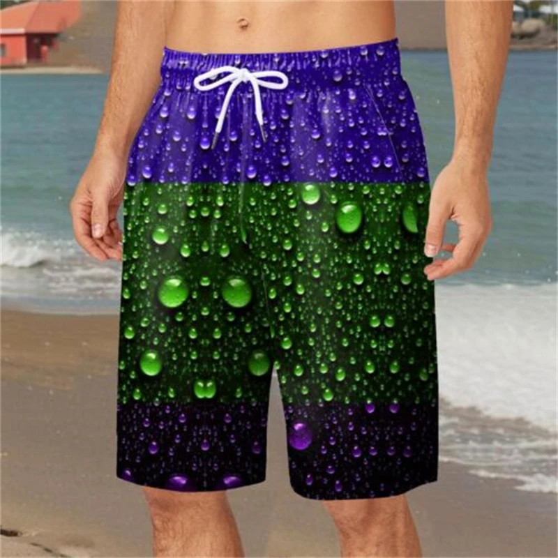 

Newest Raindrop Pattern 3D Print Men Summer Fashion Beach Shorts Harajuku Beach All-match Cool Sweatpants Shorts Drop Shipping